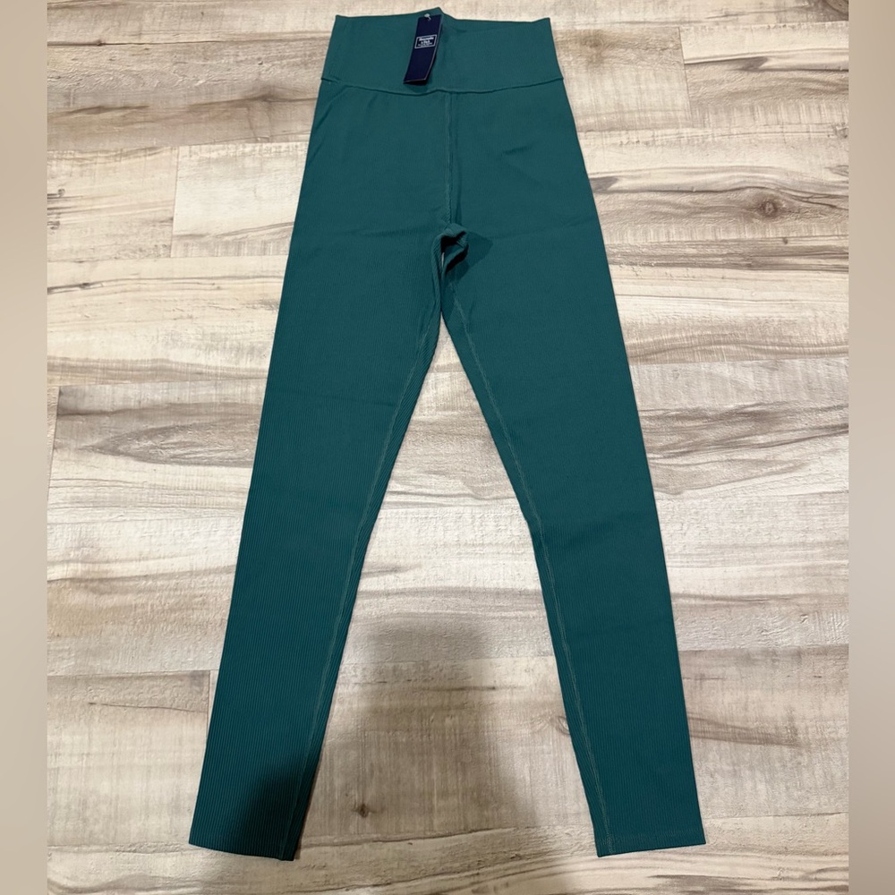 Abercrombie & Fitch Teal High-Waist Leggings